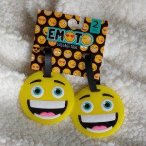 2/$8-Emoji Luggage Tag - "Laughing Out Loud" Face